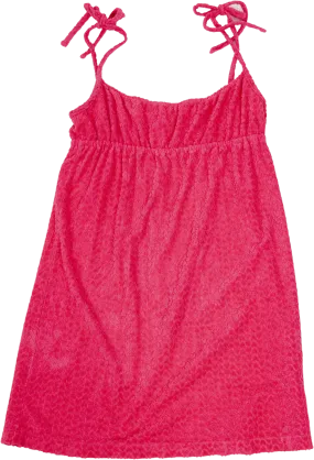 00's Heart Velour Spaghetti Strap Mini Dress by Juicy Couture