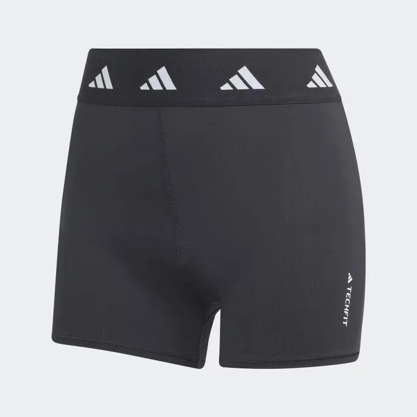 Adidas Black Techfit Period Proof 3-Inch Short Leggings