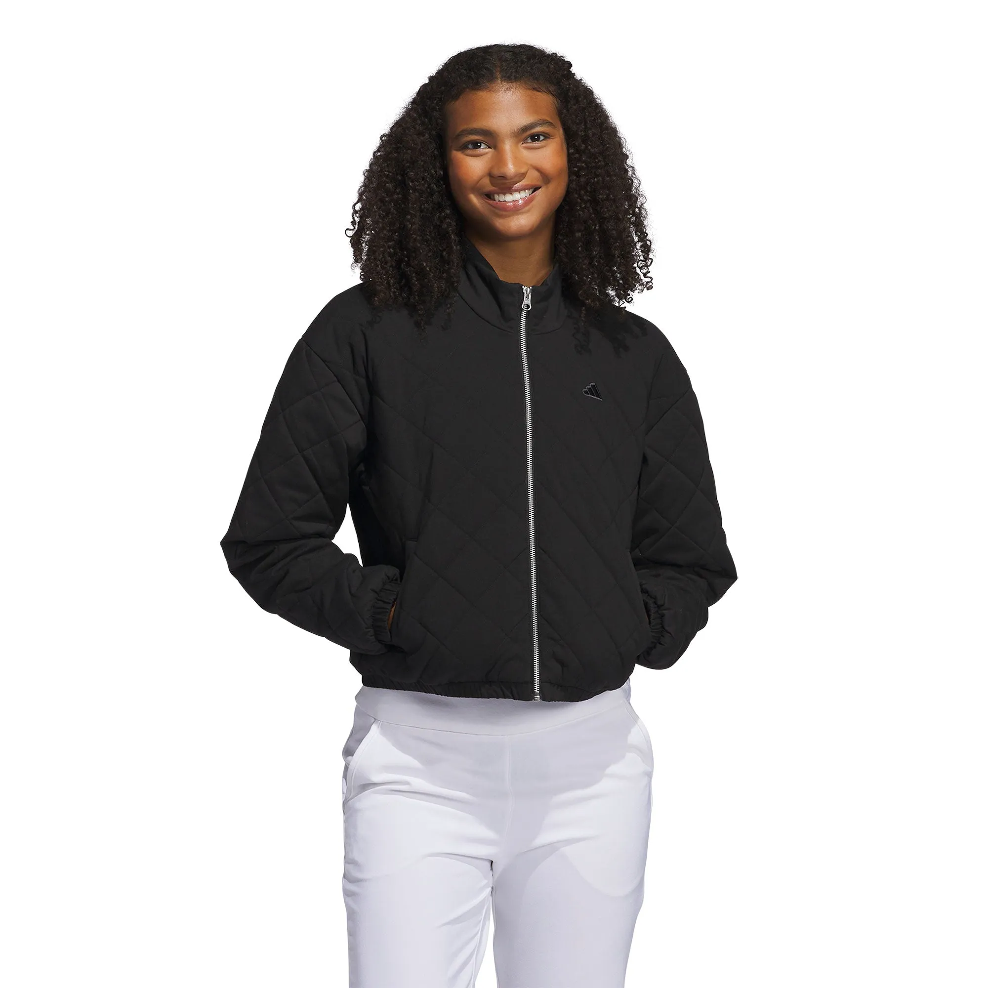 Adidas Golf Go-To Quilted Womens Golf Jacket