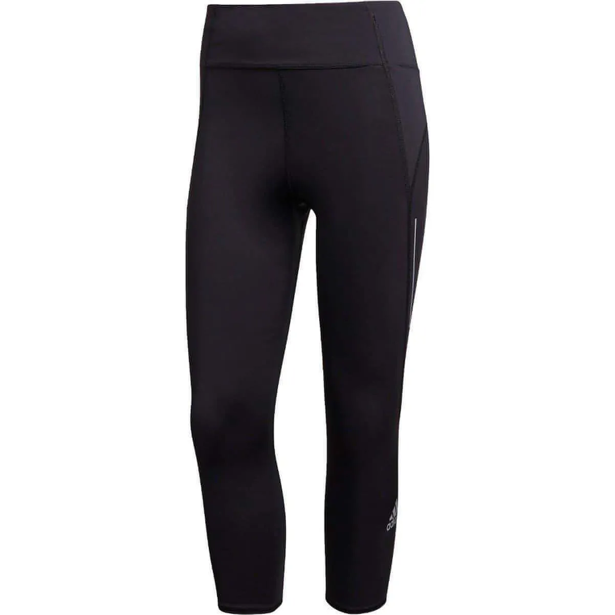 adidas Own The Run Womens 3/4 Capri Running Tights - Black