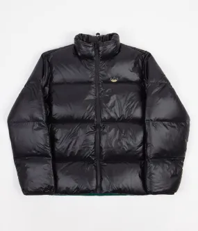 Adidas Tyshawn Puff Jacket - Black / Collegiate Green