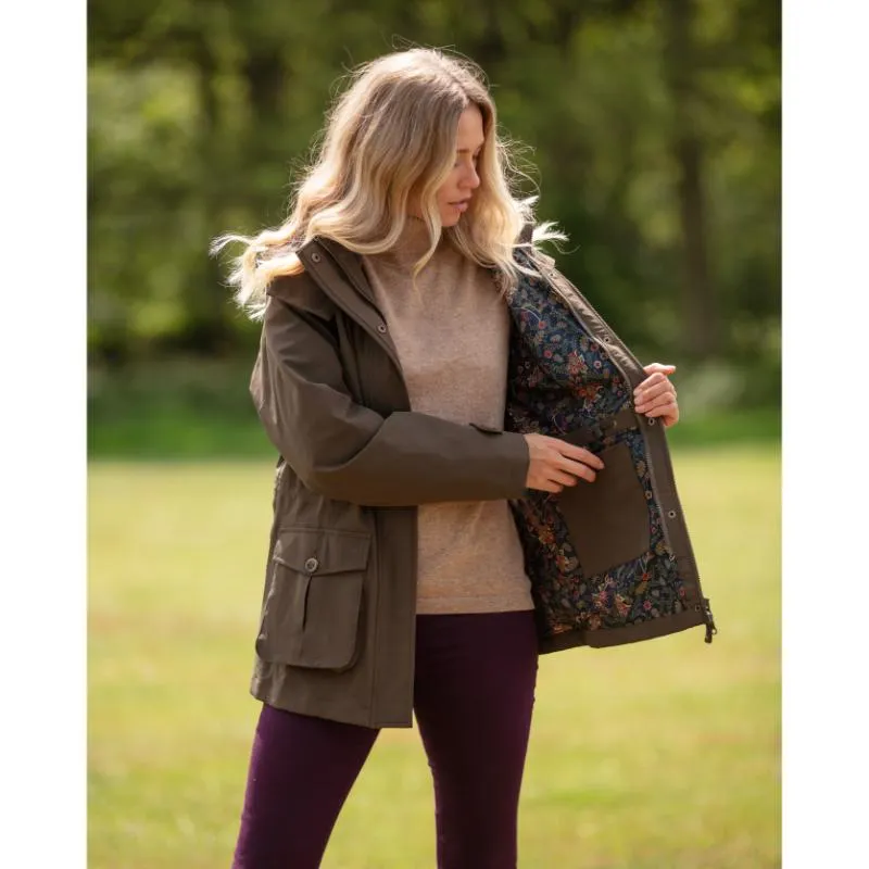 Alan Paine Lockwood Waterproof Ladies Jacket - Olive