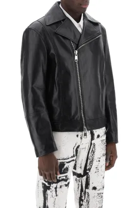 Alexander Mcqueen Nappa Biker Jacket (Size - 48)