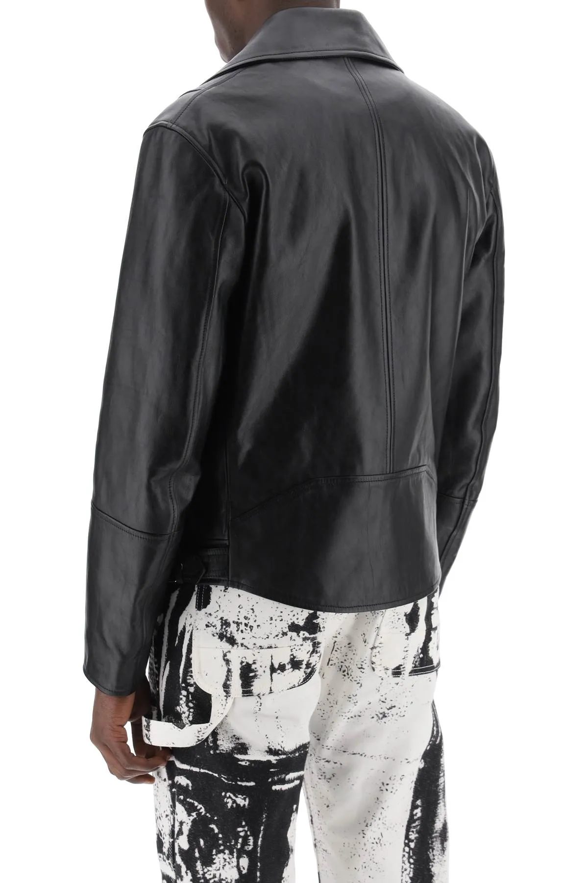 Alexander Mcqueen Nappa Biker Jacket (Size - 48)