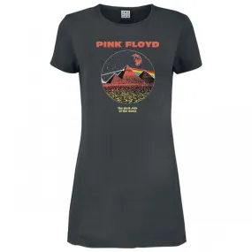 Amplified Womens/Ladies Vintage Pyramids Pink Floyd Shirt Dress