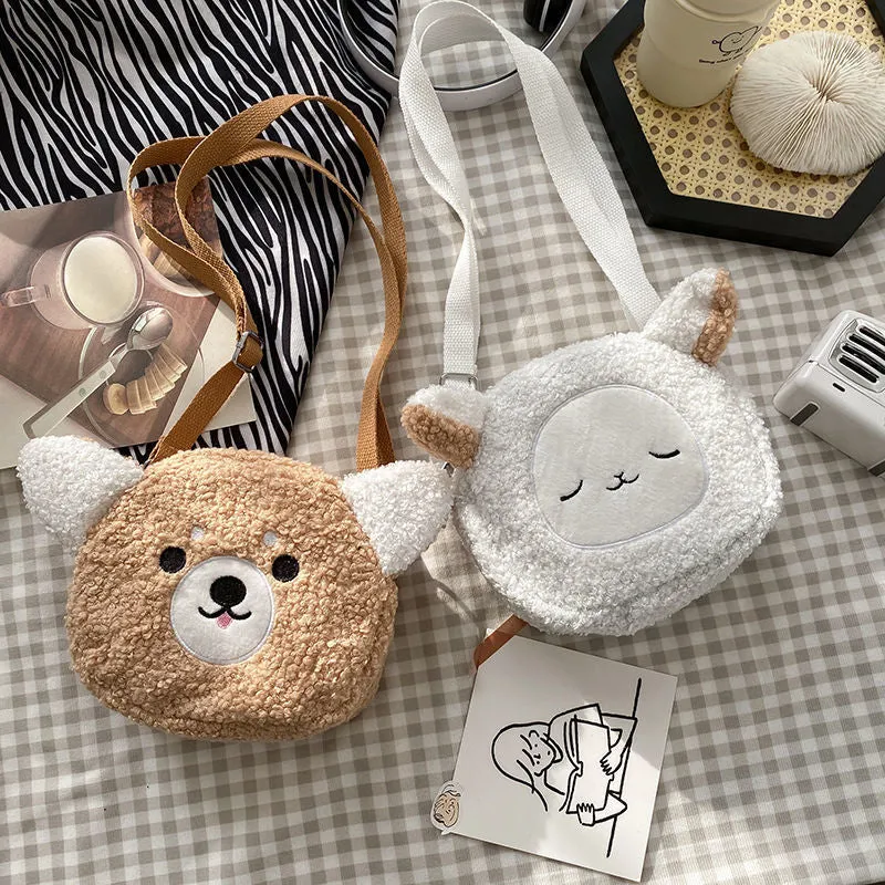 Animal Plush Shoulder Bag