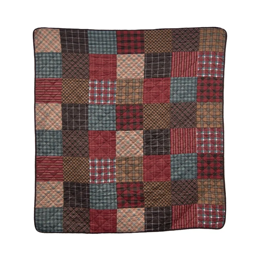 Appalachia Patch Pieced Cotton Throw Blanket