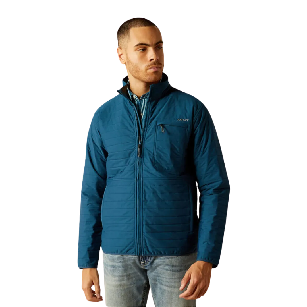 Ariat Men's Wylie Full Zip Teal Jacket