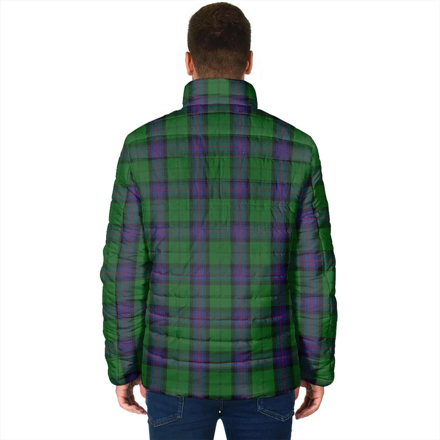 Armstrong Tartan Padded Jacket with Family Crest