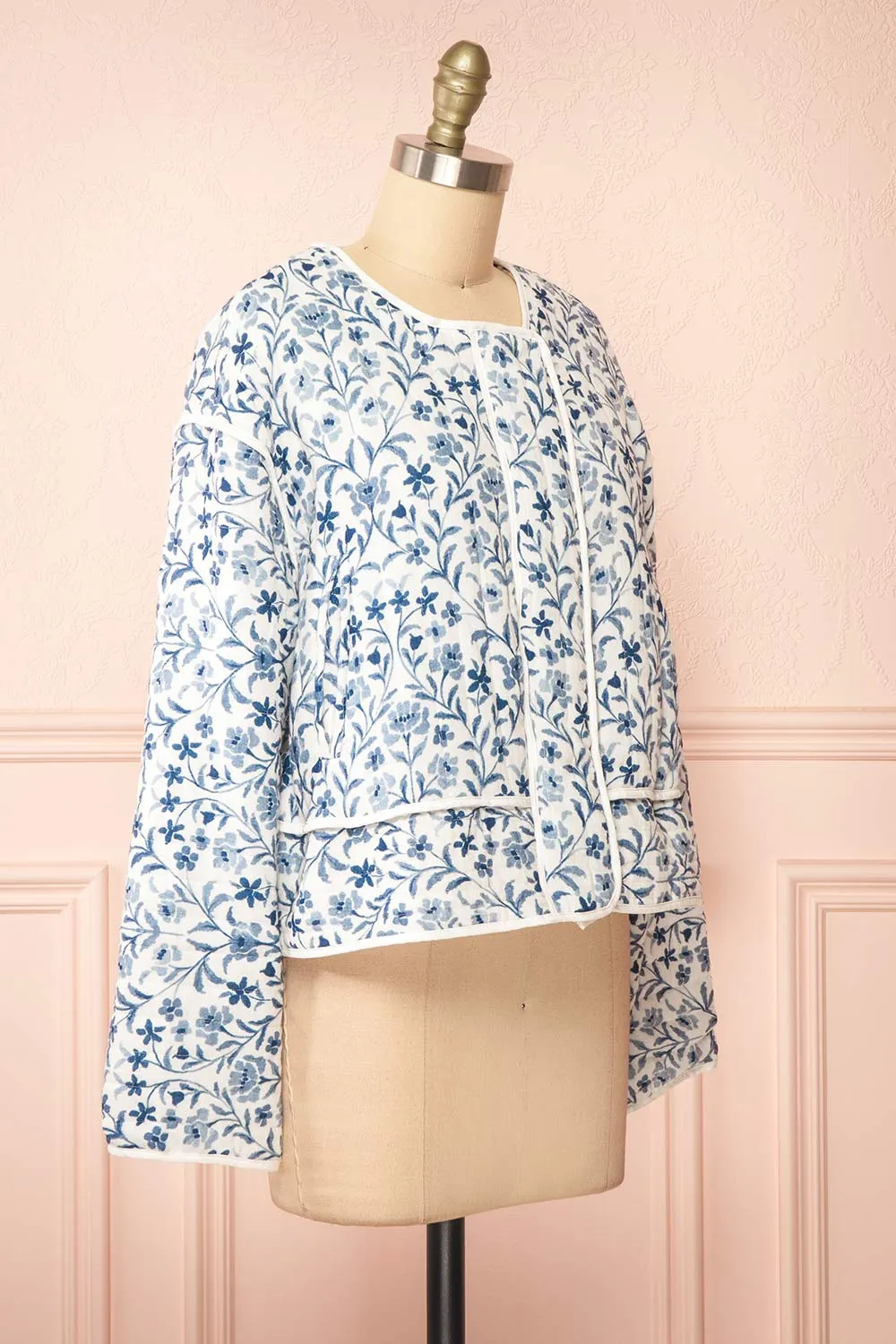 Azura | Quilted Floral Jacket