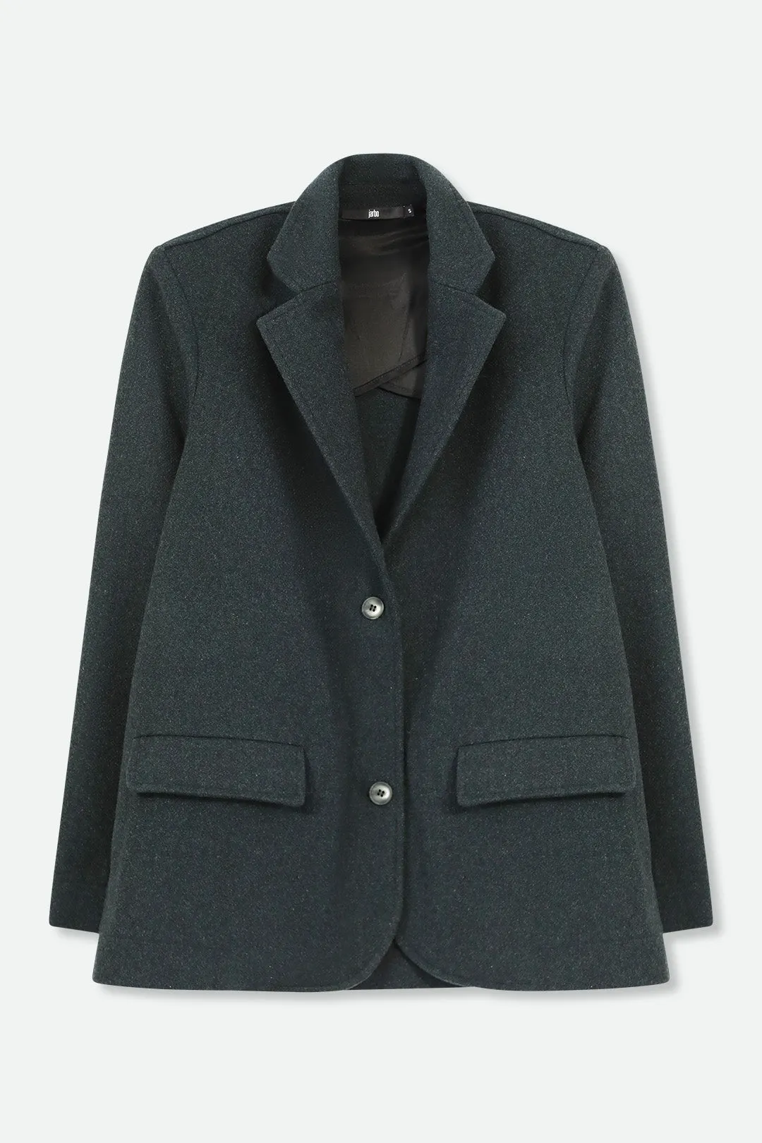 BACCIO ITALIAN WOOL BLAZER IN FOREST GREEN