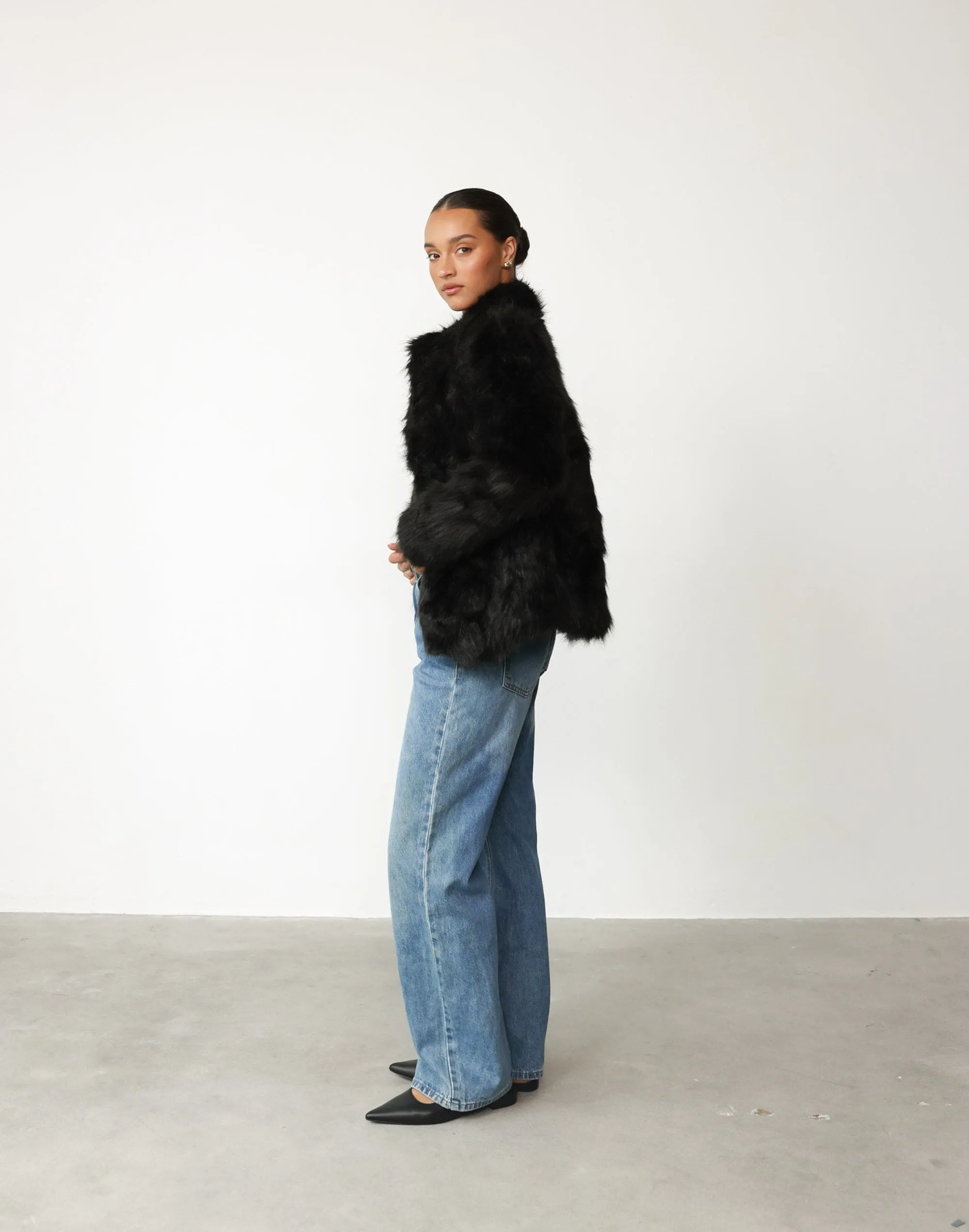 Bada Bing Faux Fur (Onyx) - By Lioness