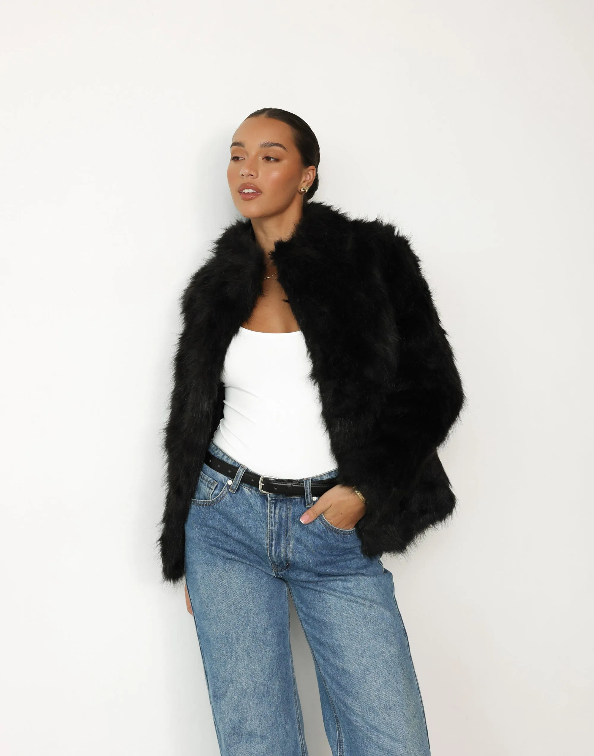 Bada Bing Faux Fur (Onyx) - By Lioness