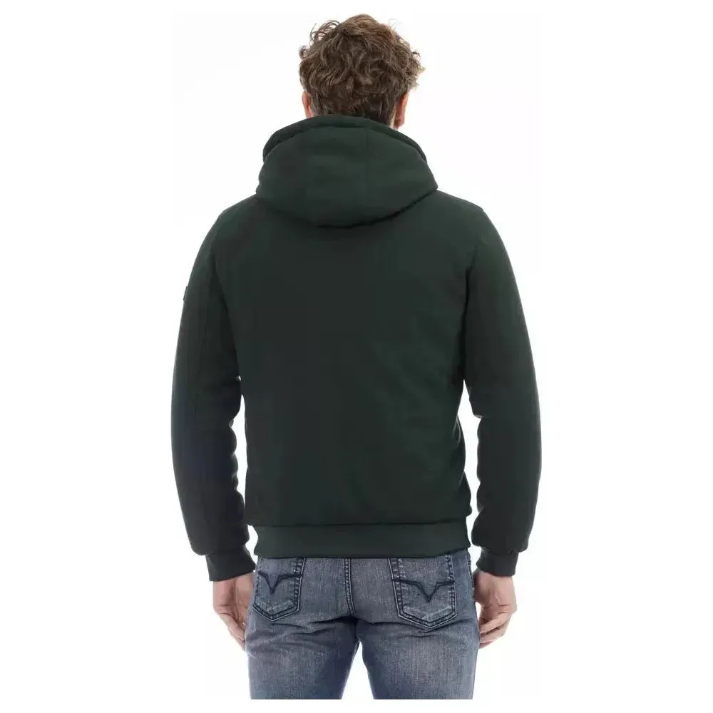 Baldinini Trend Green Polyester Men Jacket