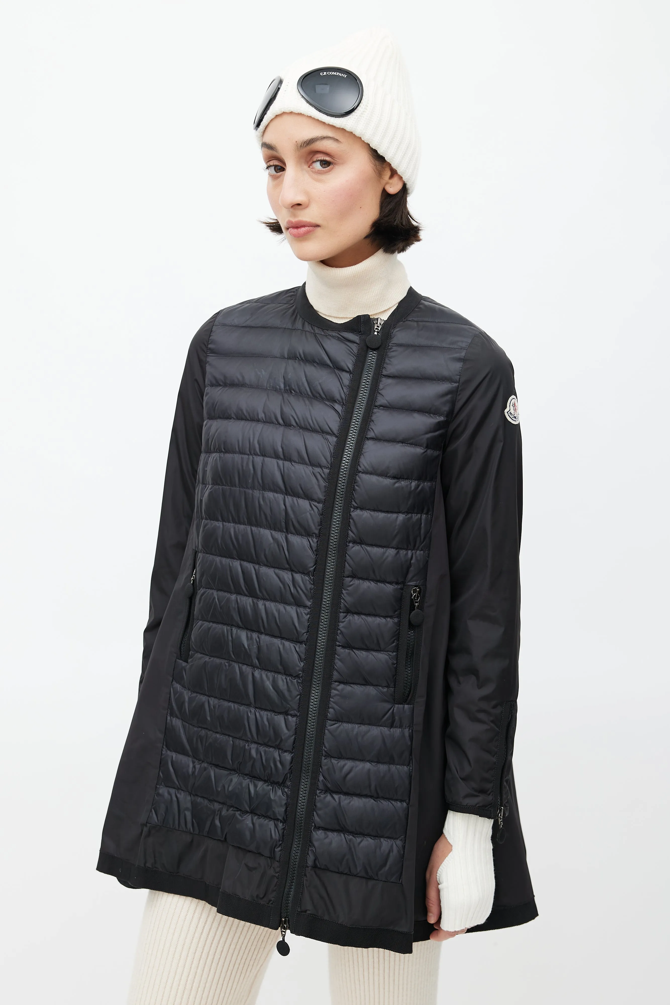 Black Arielle Giubotto Quilted Down Jacket