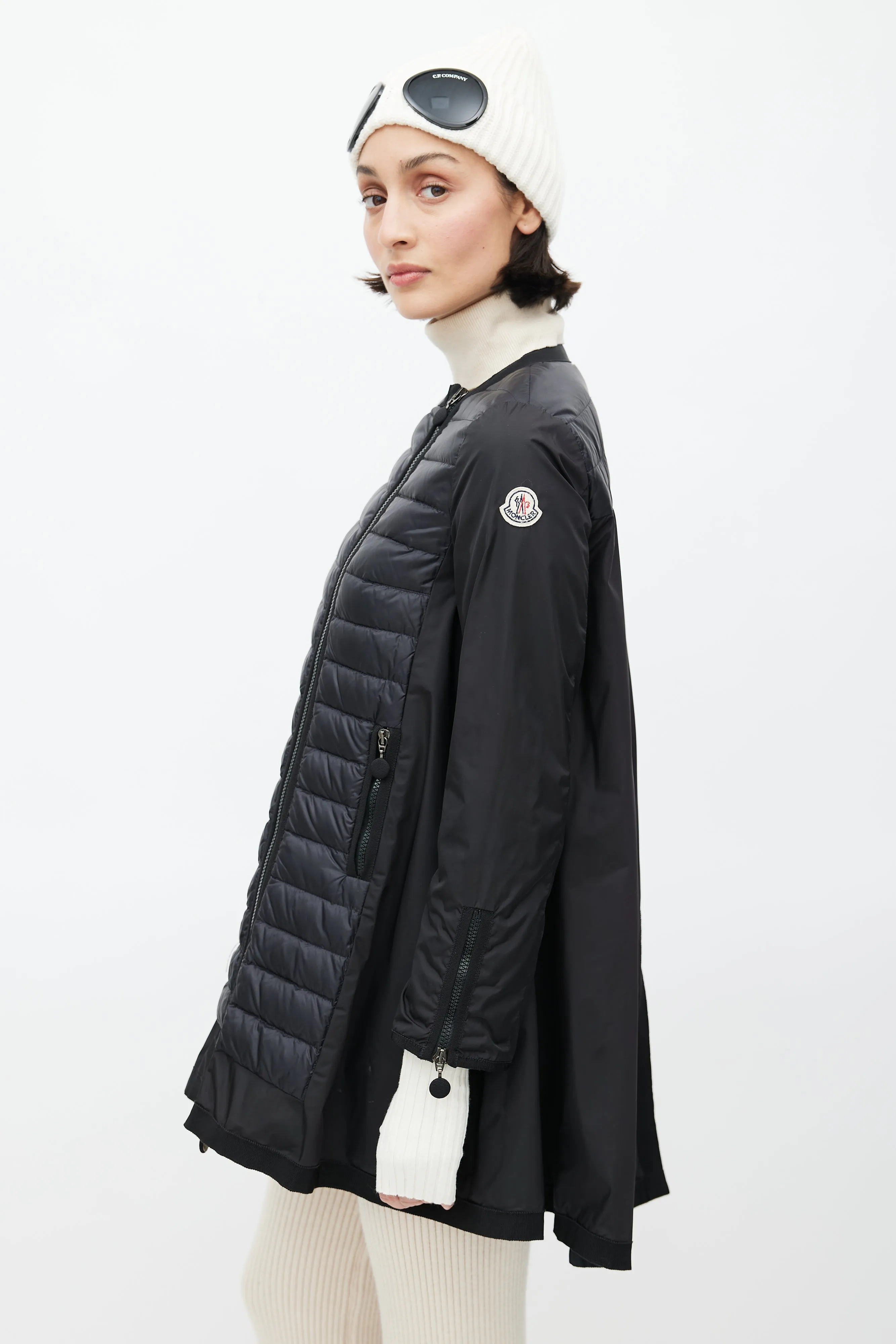 Black Arielle Giubotto Quilted Down Jacket