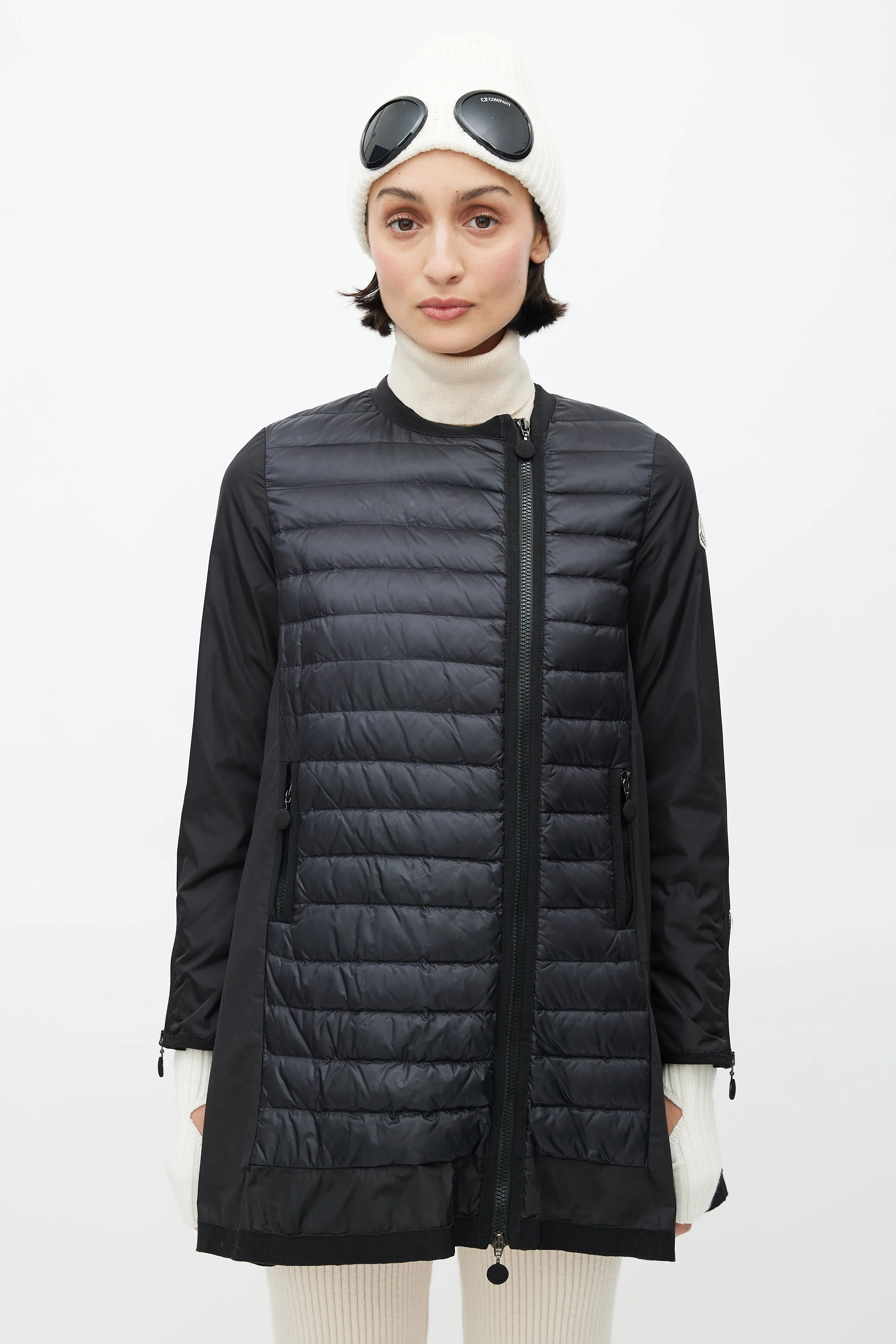 Black Arielle Giubotto Quilted Down Jacket