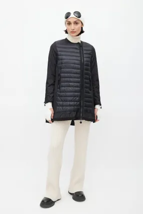 Black Arielle Giubotto Quilted Down Jacket