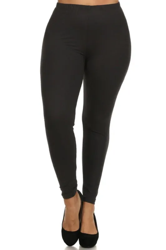 Black High Waist Leggings - Size 3X-5X