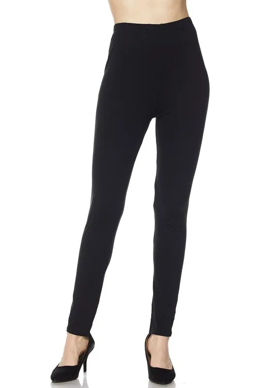 Black High Waist Leggings - Size S-XL