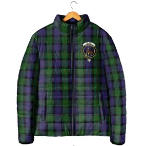 Blair Tartan Padded Jacket with Family Crest