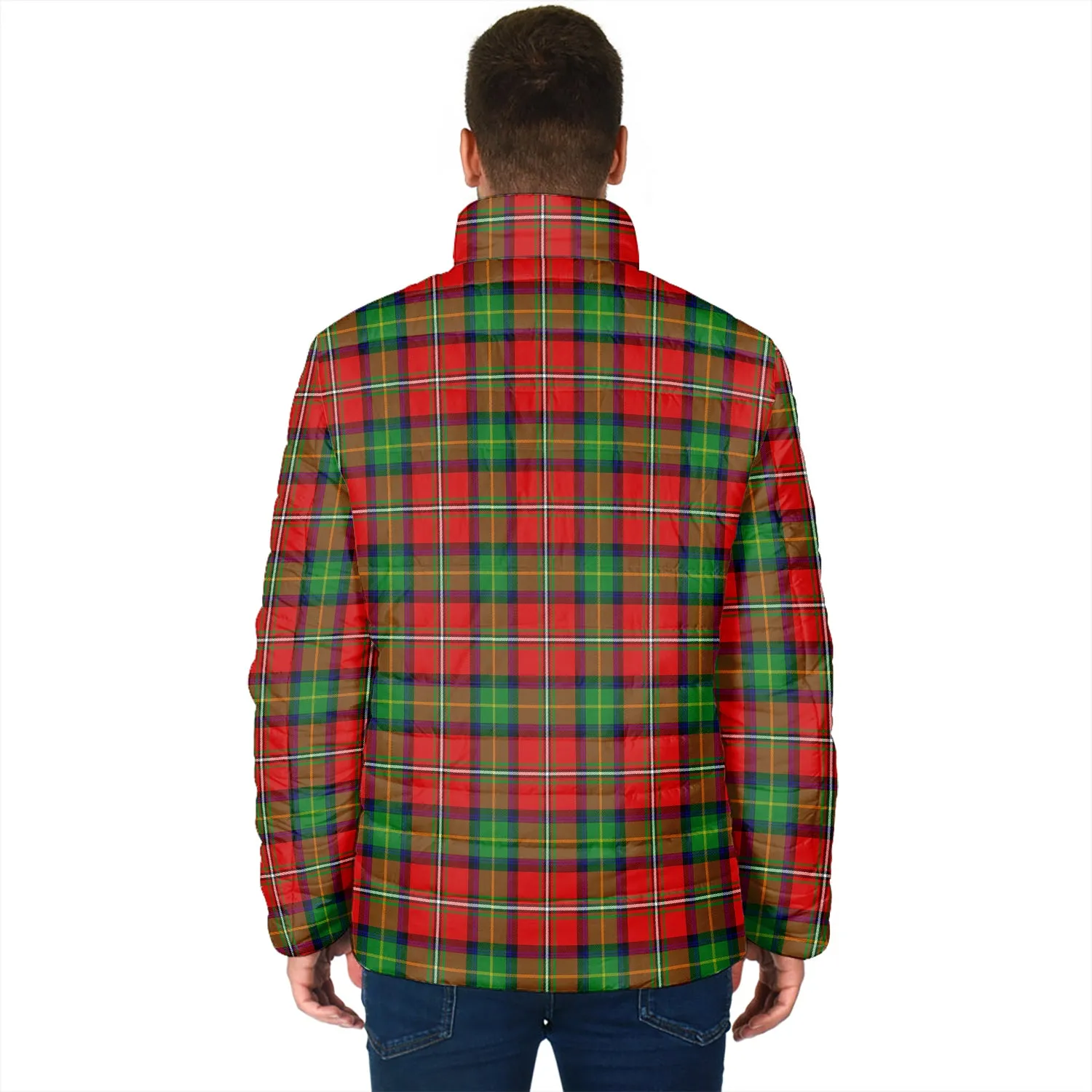 Boyd Tartan Padded Jacket with Family Crest