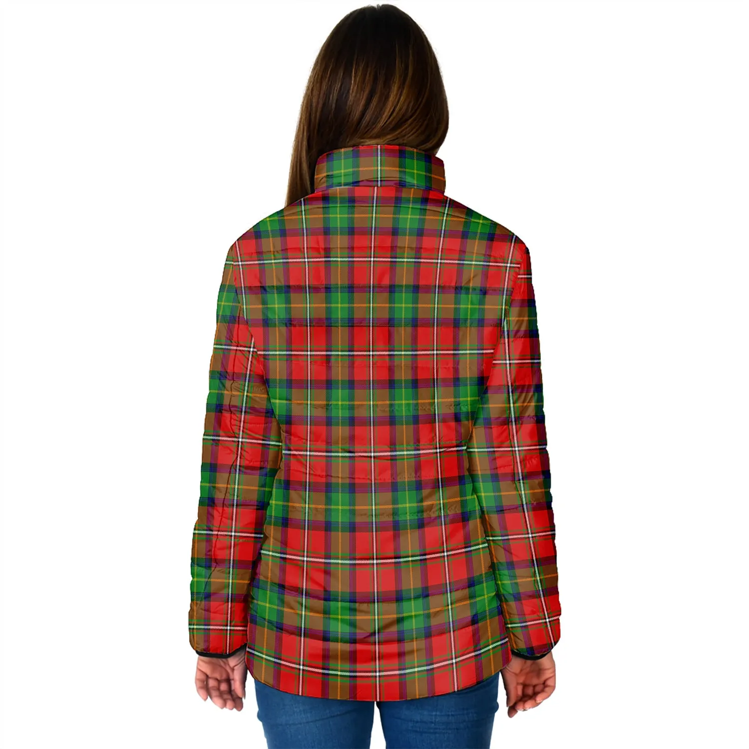 Boyd Tartan Padded Jacket with Family Crest