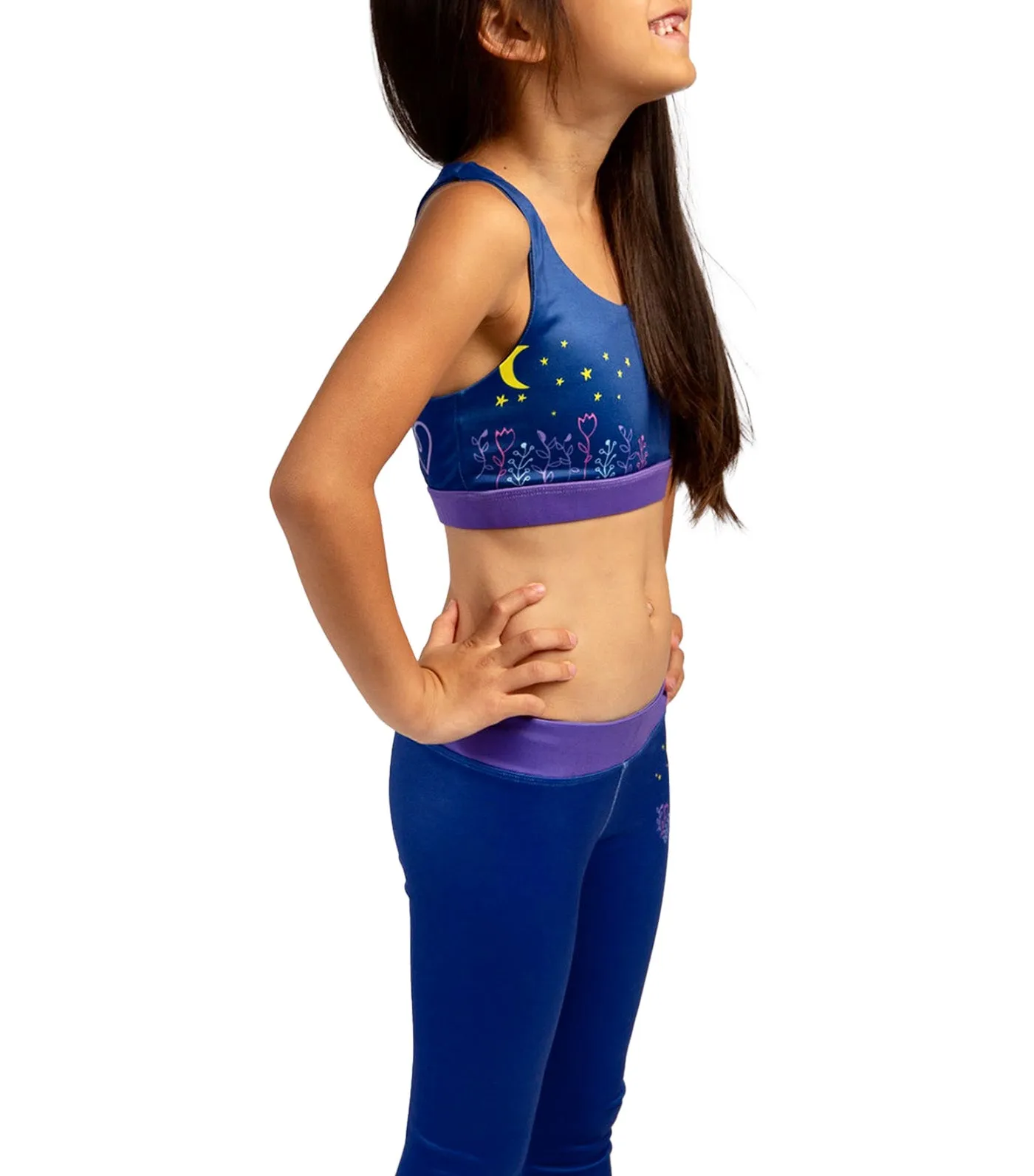 Brave Moon Sporty Bra - Navy