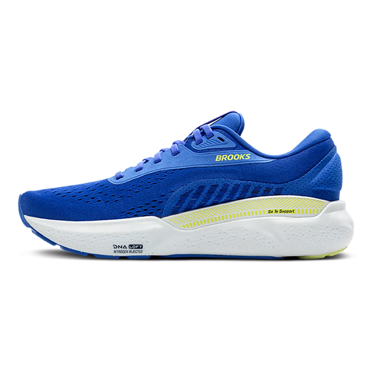 Brooks Adrenaline GTS 24 Cobalt - Neo Yellow - Peacoat