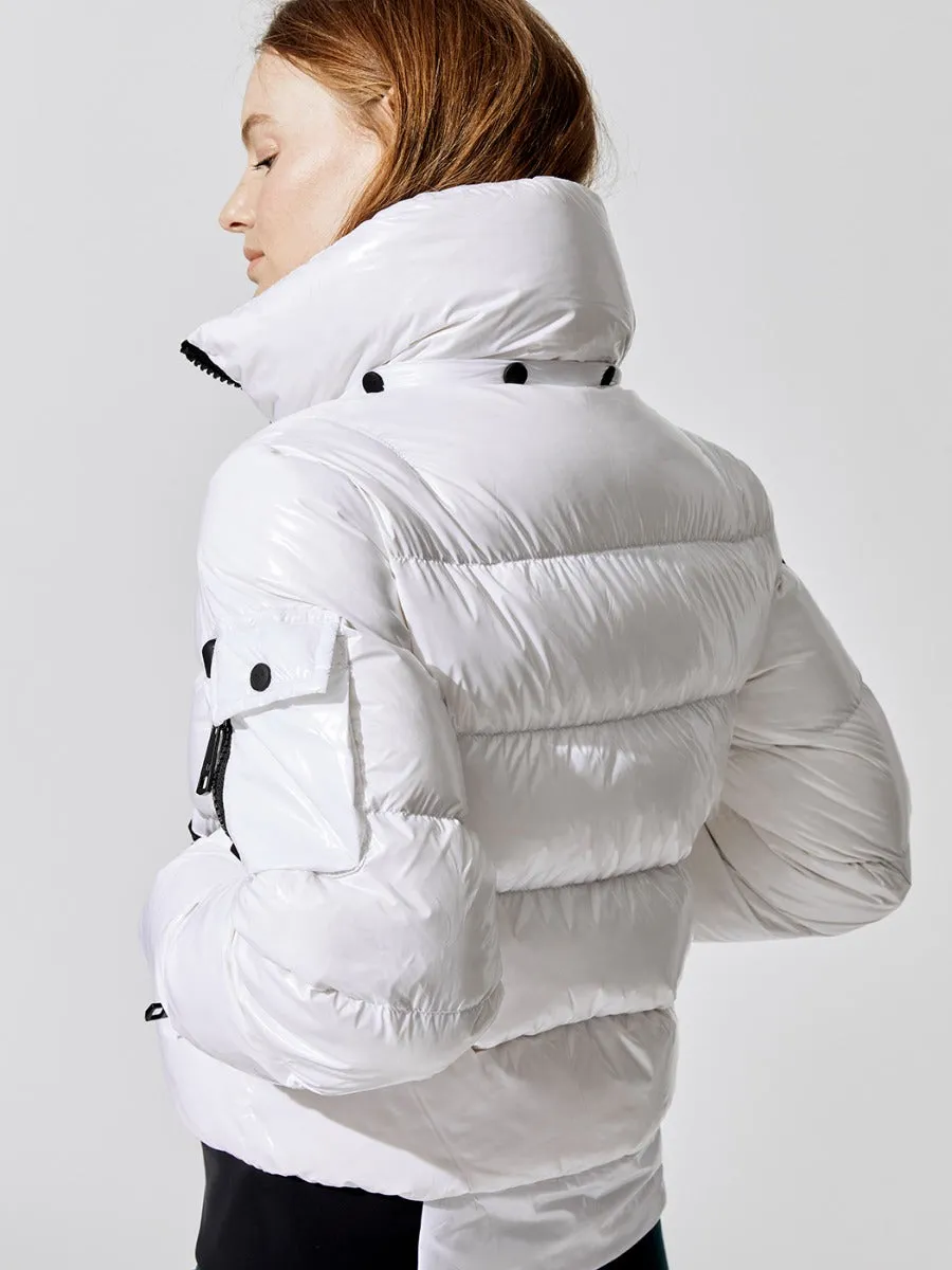 Bungalow Quilted Bomber - Snow