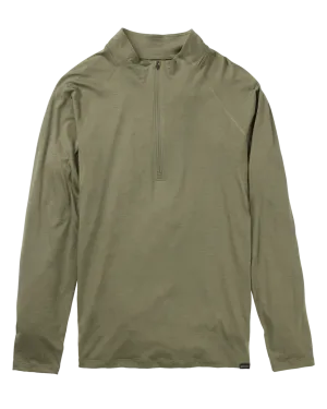 Burton Men's Phayse Merino Quarter Zip Fleece - Forest Moss