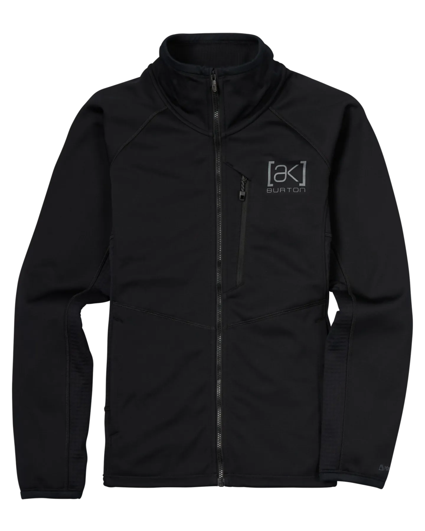 Burton Women's [ak]® Helium Power Grid™ Full-Zip Fleece - True Black