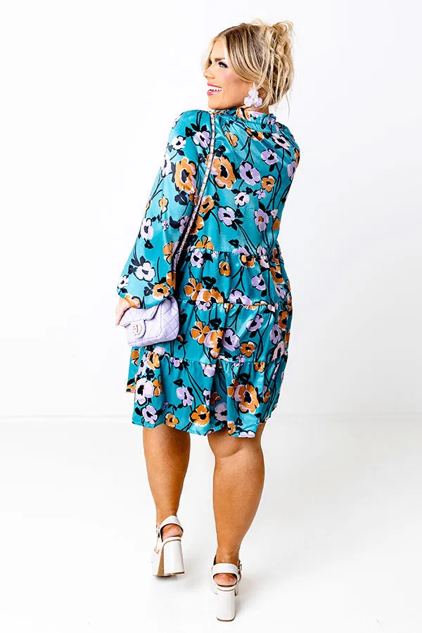 Cafe On Broadway Floral Shift Dress Curves