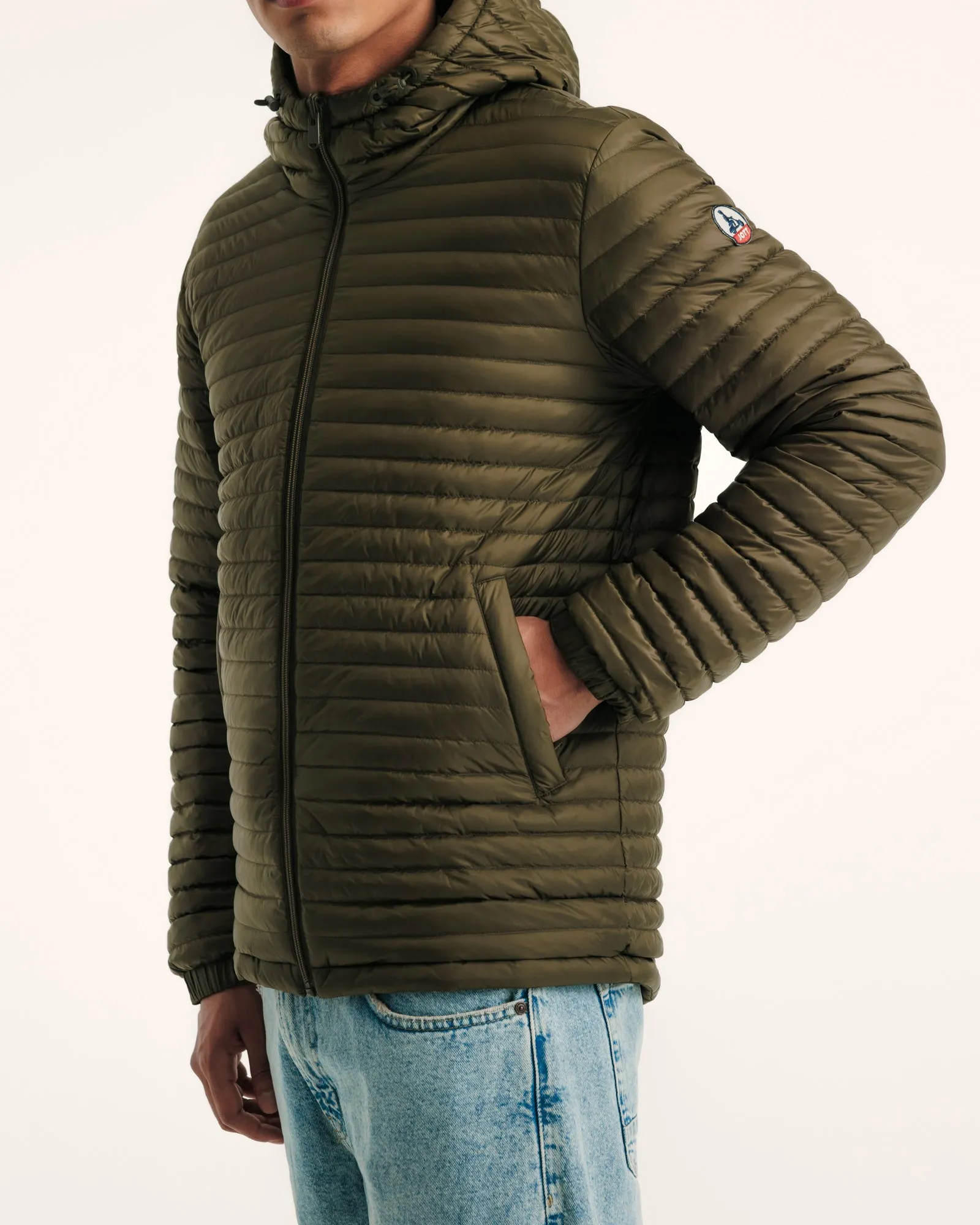 Chicago 2.0 Ultralight reversible hooded winter jacket Army