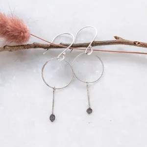 Circle Paddle  Earrings