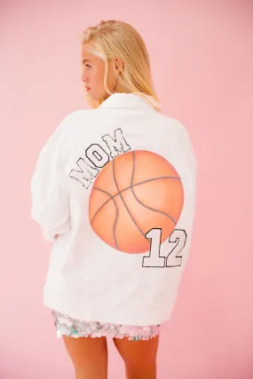 CUSTOM BASKETBALL MOM NUMBER JACKET