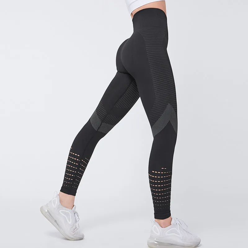 Cutout women's yoga trousers