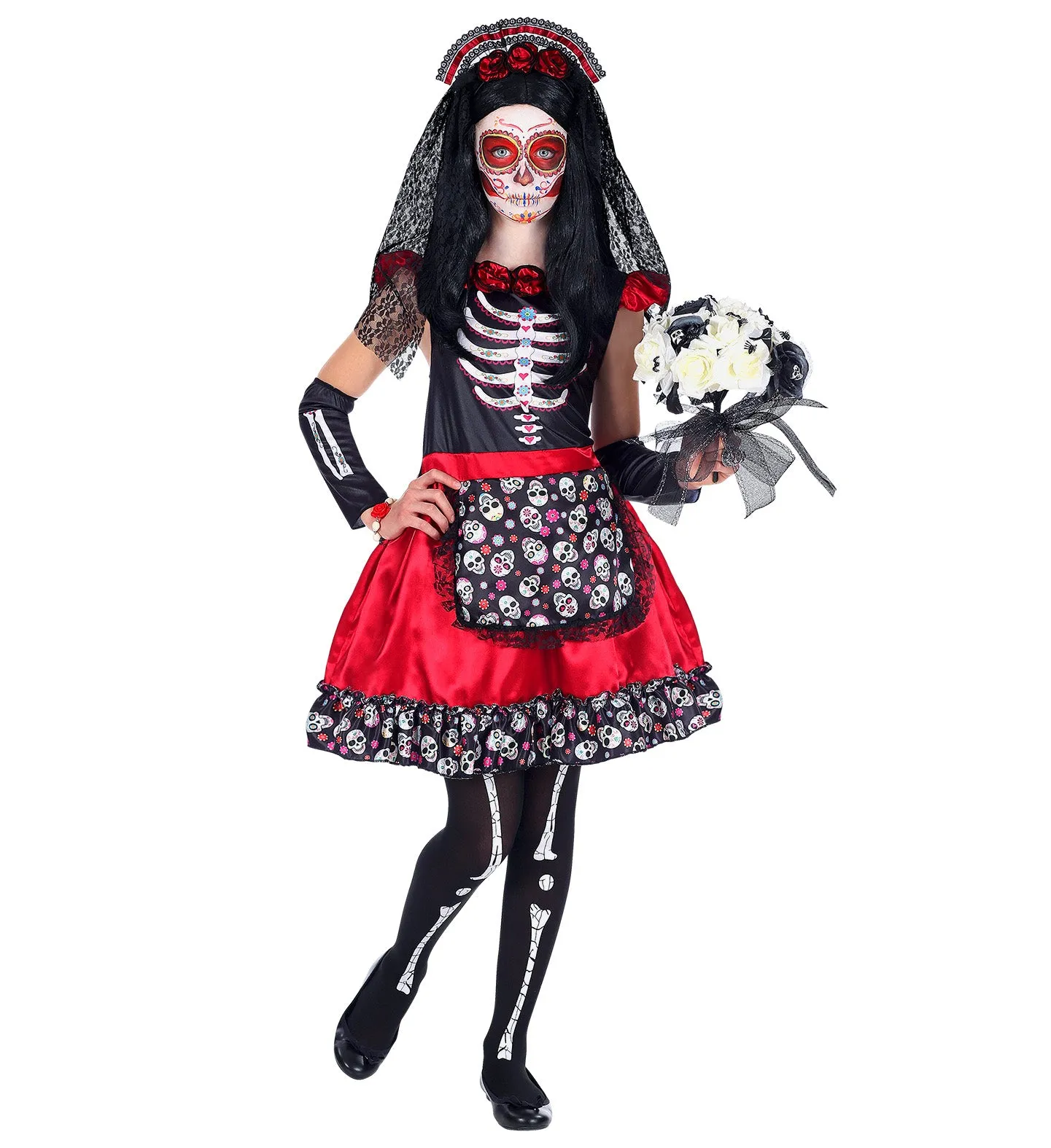 Day of the Dead Sugar Skull Costume Child's