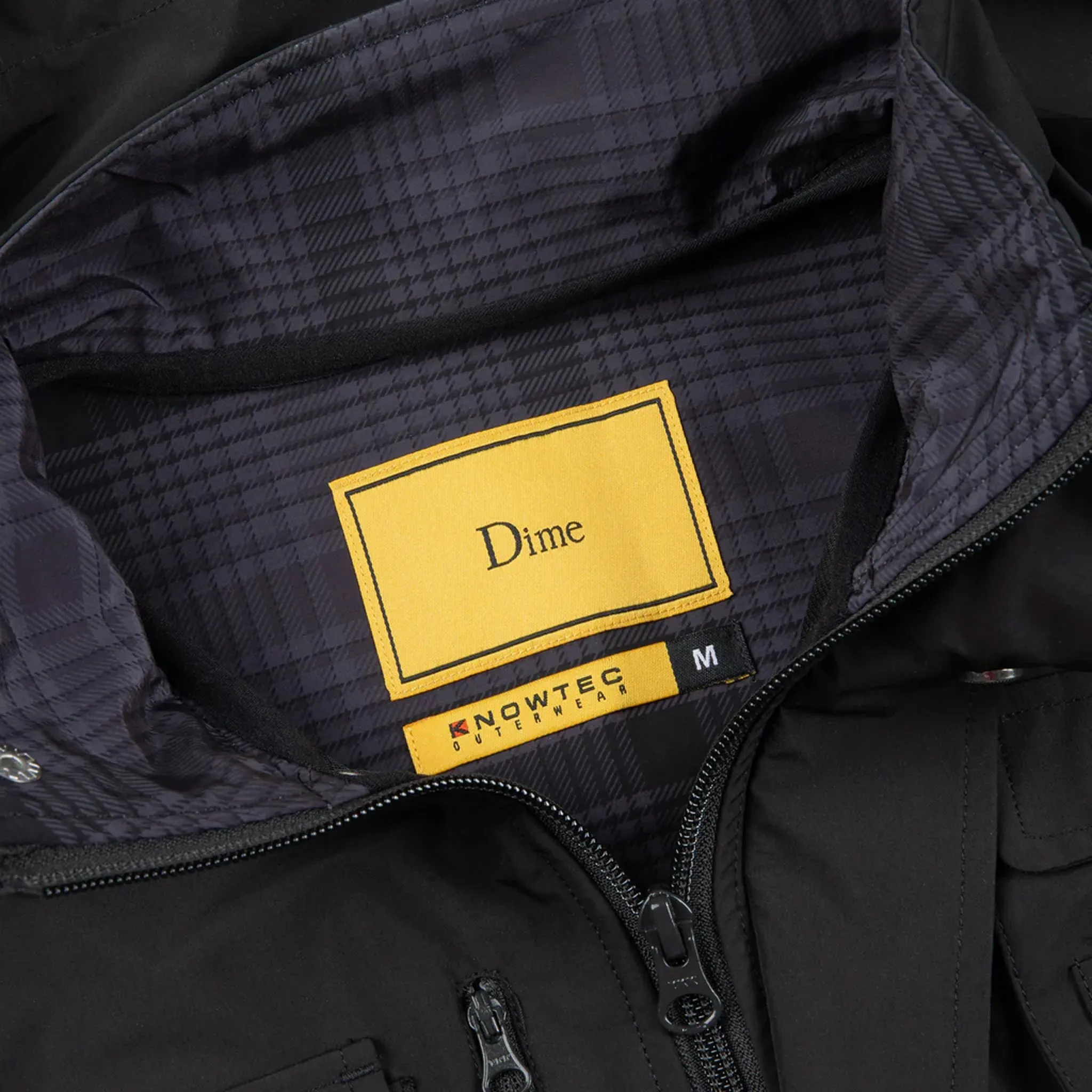 Dime Fishing Zip-Off Jacket (Black)