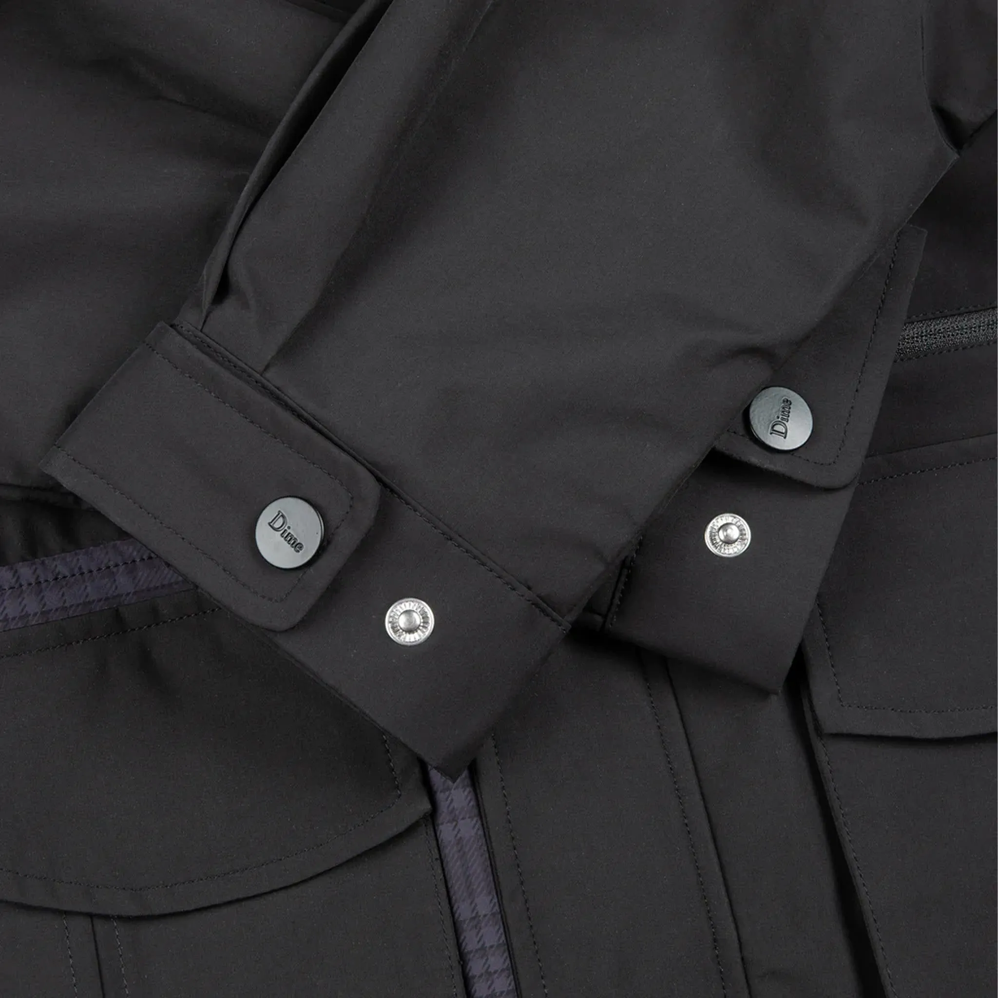 Dime Fishing Zip-Off Jacket (Black)