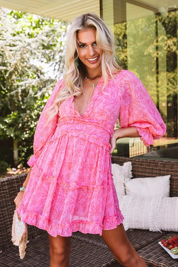 Dreamy Gaze Ruffle Dress