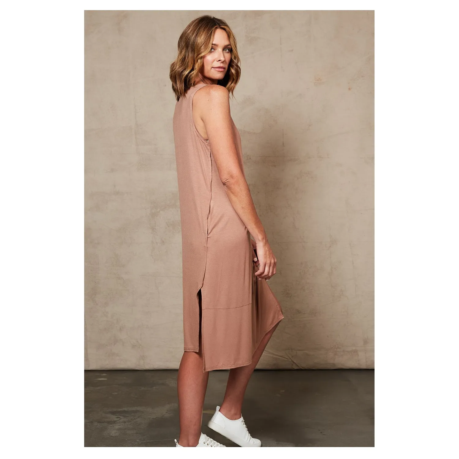 Dress Zinnia Tank Dress - Mocha