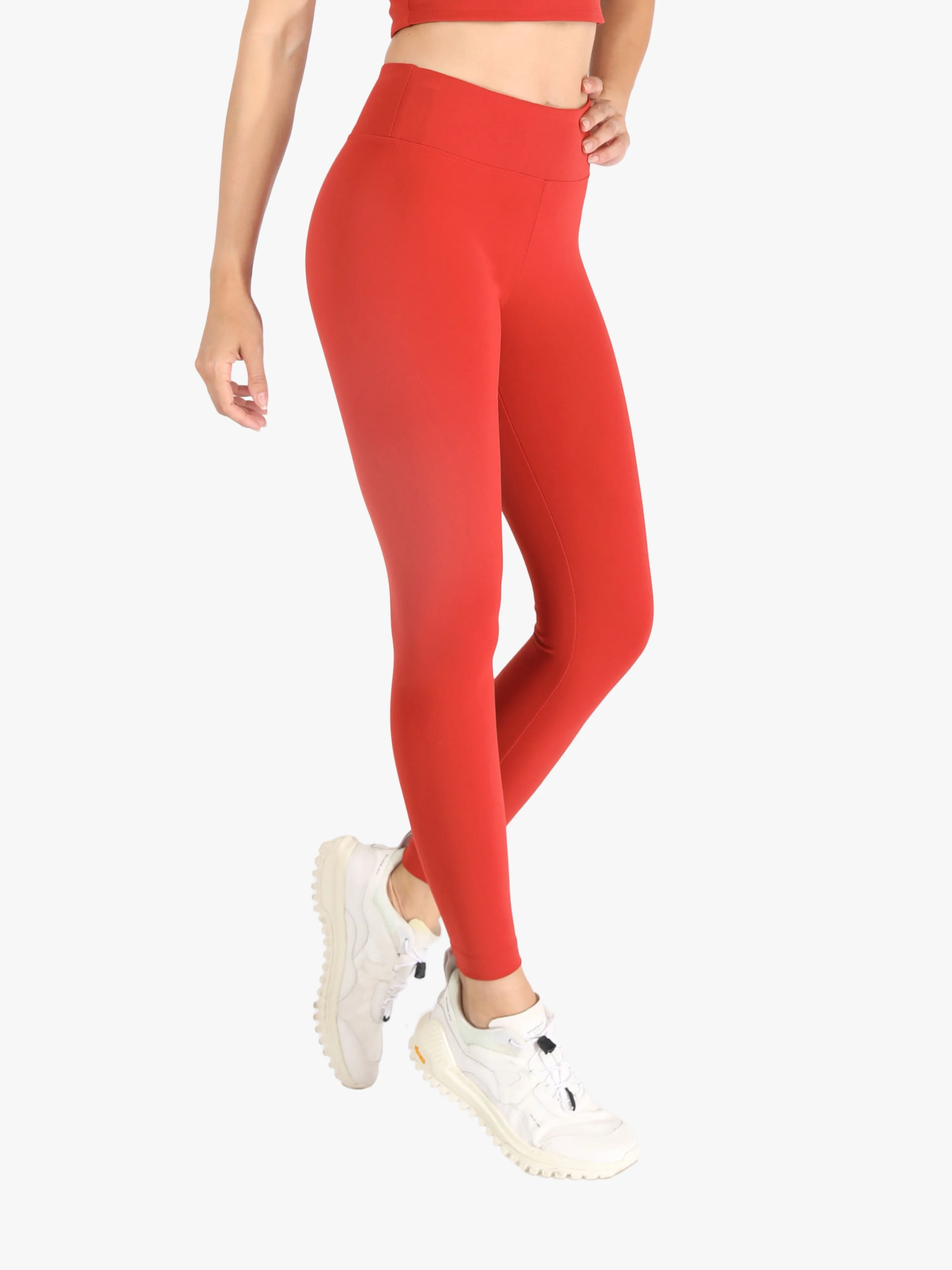 Drive H.Rise Black Out Legging, Rouge