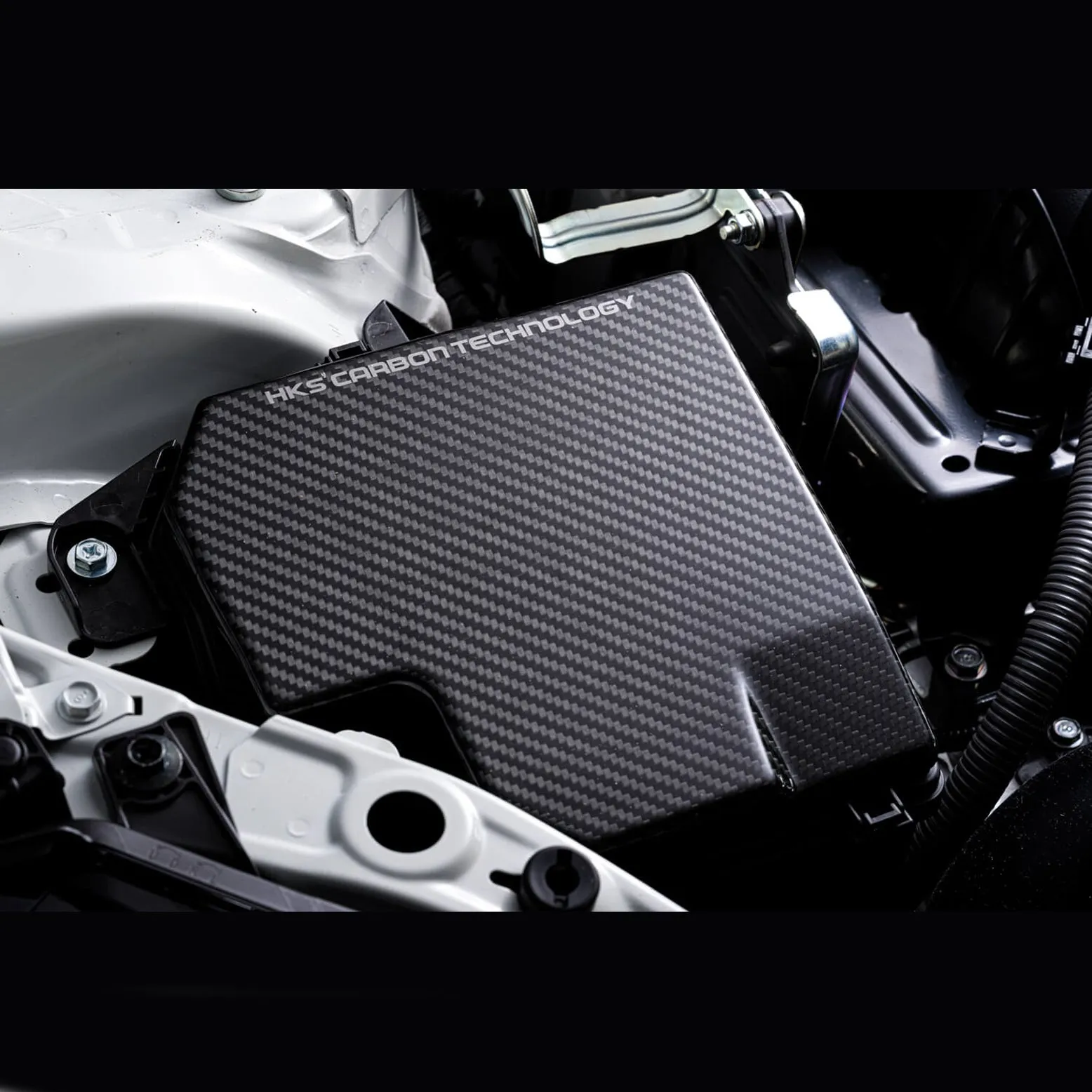 DRY CARBON FUSE BOX COVER for 2022 Toyota GR86 / BRZ (hks70026-AT009)