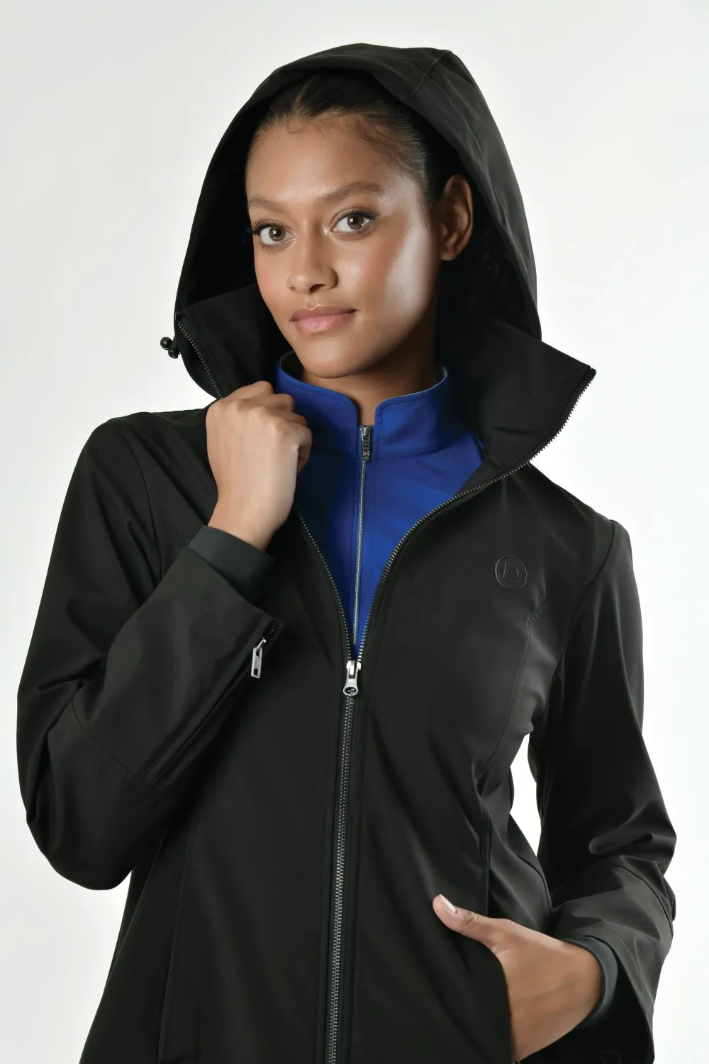 Dublin Ladies Remy Showerproof Soft Zip Jacket with Hood