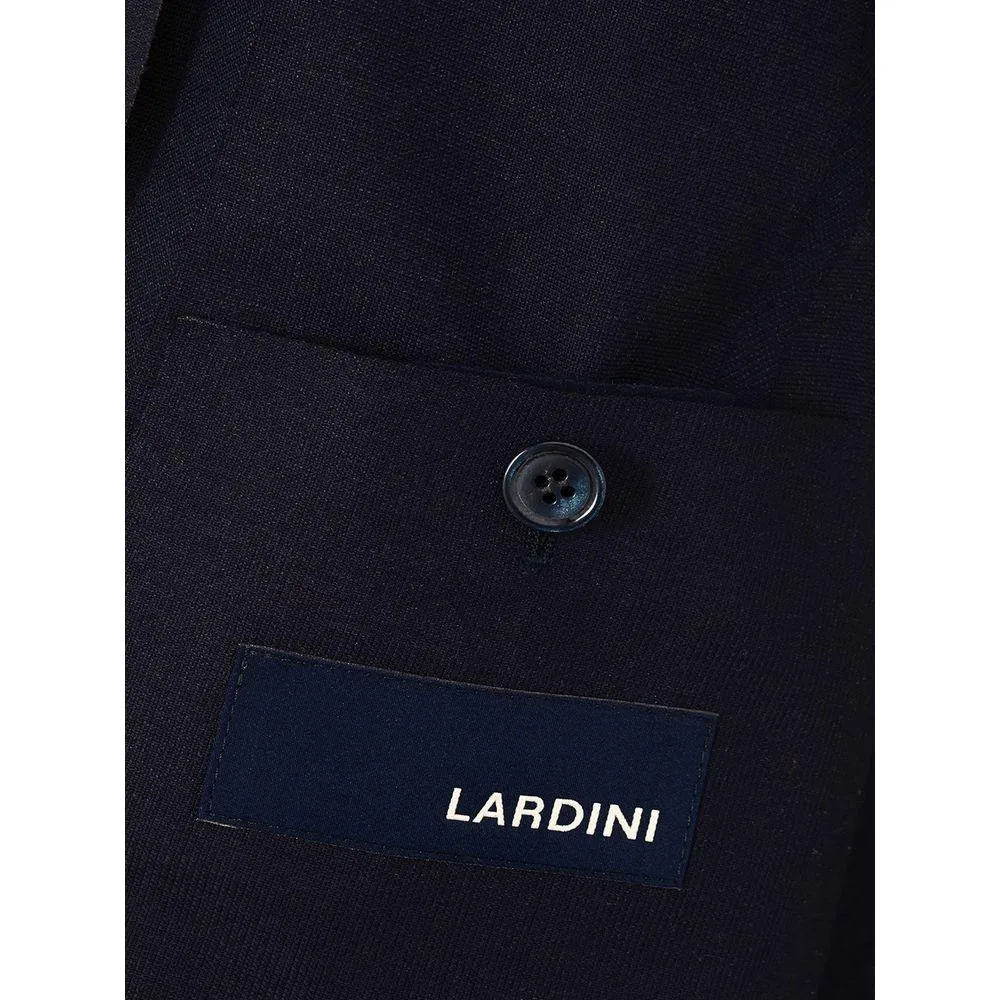 Elegant Blue Cotton Lardini Jacket