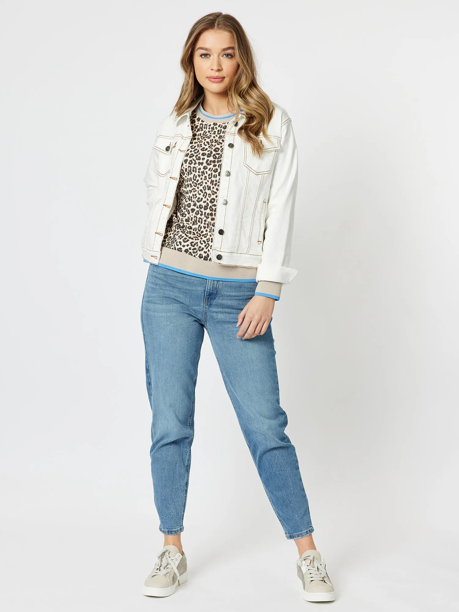 Frankie Denim Jacket - Ivory