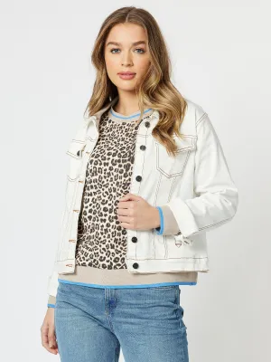 Frankie Denim Jacket - Ivory