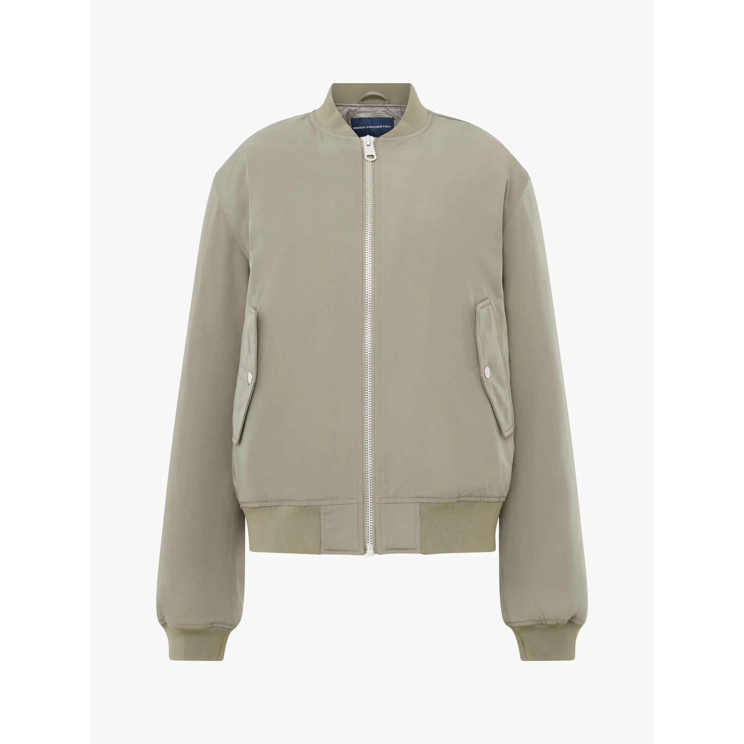 French Connection Behati Bomber in Dusted Khaki 75XAO