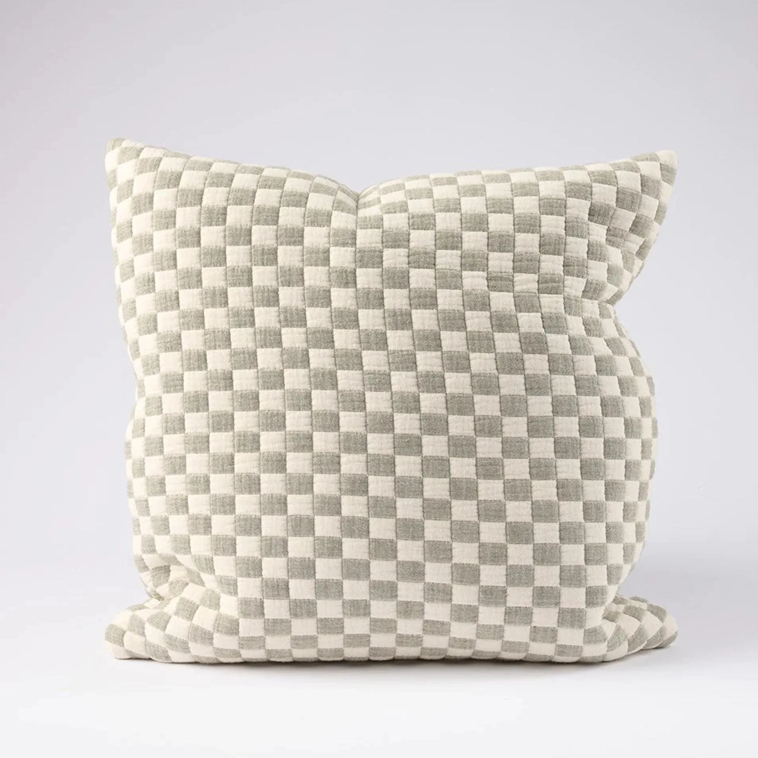 Gambit Cushion | White/Natural 50 x 50cm